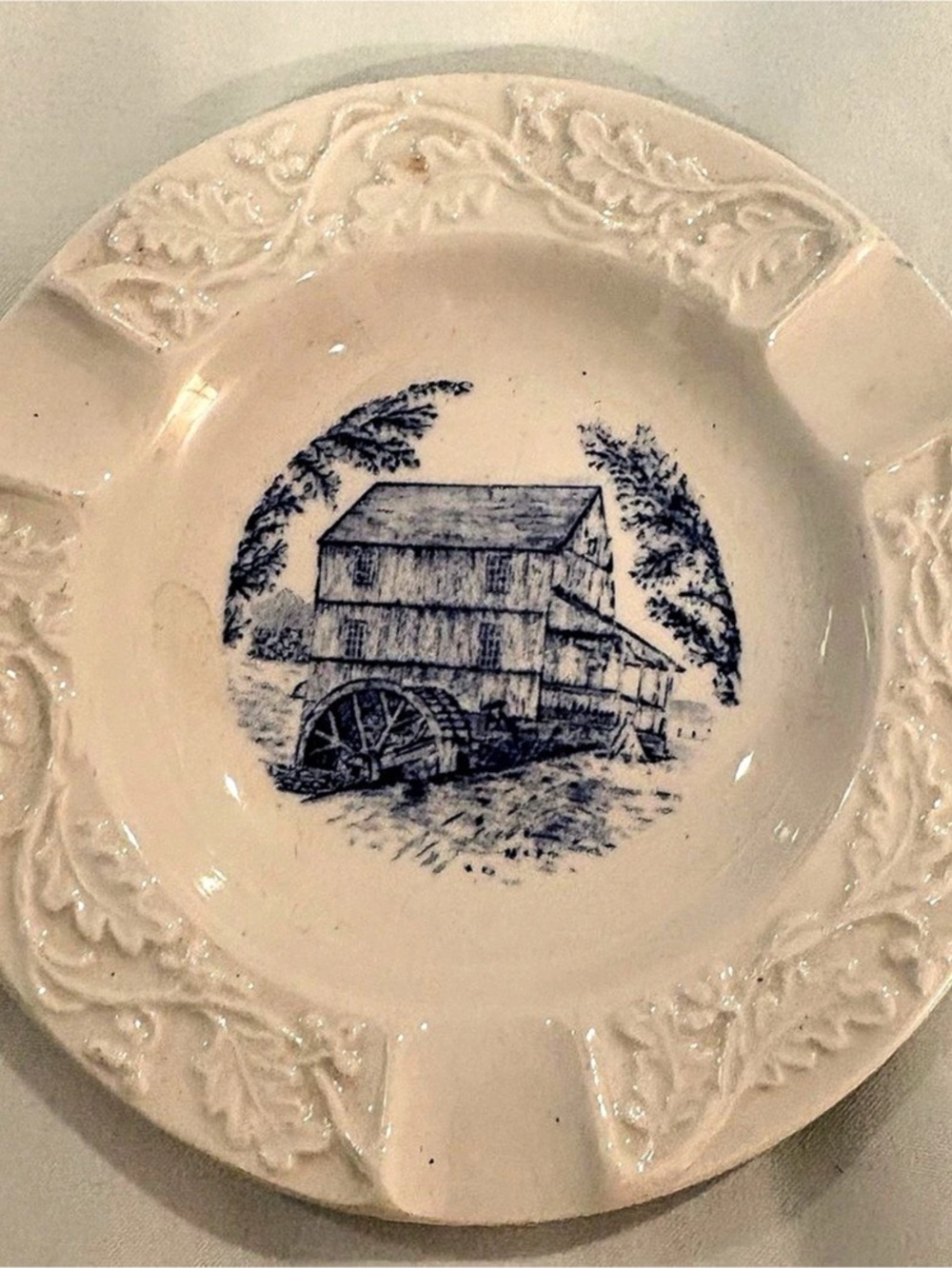 Burleigh Studios Old Sturbridge Village Grist Mill Ashtray